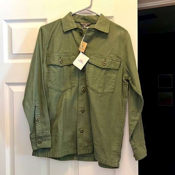 Faherty Savannah Cotton Overshirt, XS, NWT - Picture 5 of 6